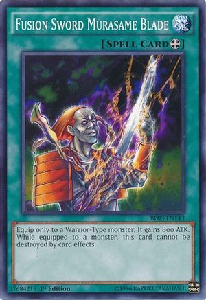 Fusion Sword Murasame Blade (BP03-EN143) - Battle Pack 3: Monster League 1st Edition - Premium Yugioh Single from Konami - Just $0.26! Shop now at Game Crave Tournament Store