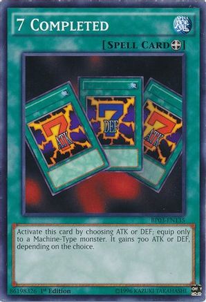 7 Completed (BP03-EN135) - Battle Pack 3: Monster League 1st Edition - Premium Yugioh Single from Konami - Just $0.25! Shop now at Game Crave Tournament Store