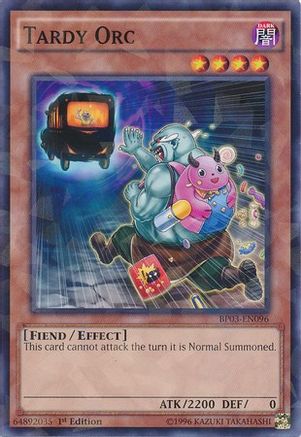 Tardy Orc (Shatterfoil) (BP03-EN096) - Battle Pack 3: Monster League 1st Edition - Premium Yugioh Single from Konami - Just $0.08! Shop now at Game Crave Tournament Store