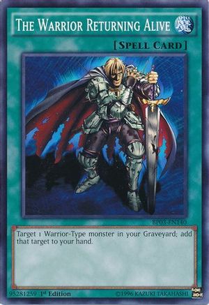 The Warrior Returning Alive (BP03-EN140) - Battle Pack 3: Monster League 1st Edition - Premium Yugioh Single from Konami - Just $0.08! Shop now at Game Crave Tournament Store