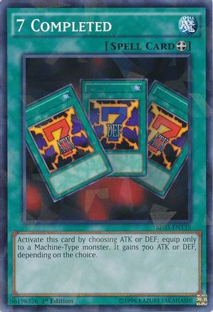 7 Completed (Shatterfoil) (BP03-EN135) - Battle Pack 3: Monster League 1st Edition - Premium Yugioh Single from Konami - Just $0.08! Shop now at Game Crave Tournament Store