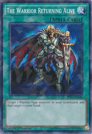 The Warrior Returning Alive (Shatterfoil) (BP03-EN140) - Battle Pack 3: Monster League 1st Edition - Premium Yugioh Single from Konami - Just $0.35! Shop now at Game Crave Tournament Store