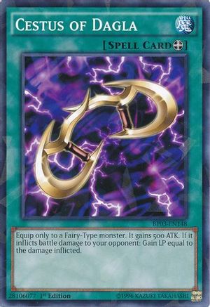 Cestus of Dagla (Shatterfoil) (BP03-EN148) - Battle Pack 3: Monster League 1st Edition - Premium Yugioh Single from Konami - Just $0.11! Shop now at Game Crave Tournament Store