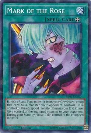 Mark of the Rose (Shatterfoil) (BP03-EN160) - Battle Pack 3: Monster League 1st Edition - Premium Yugioh Single from Konami - Just $0.15! Shop now at Game Crave Tournament Store