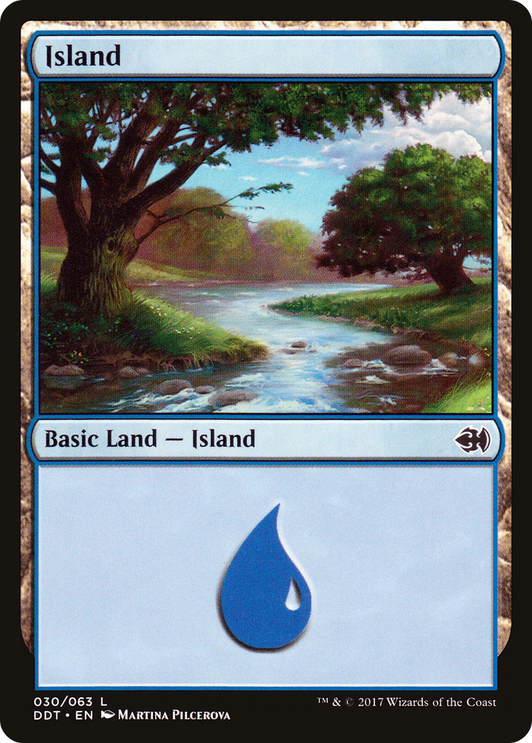 Island (DDT-030) - Duel Decks: Merfolk vs. Goblins - Premium MTG Single from Wizards of the Coast - Just $0.08! Shop now at Game Crave Tournament Store