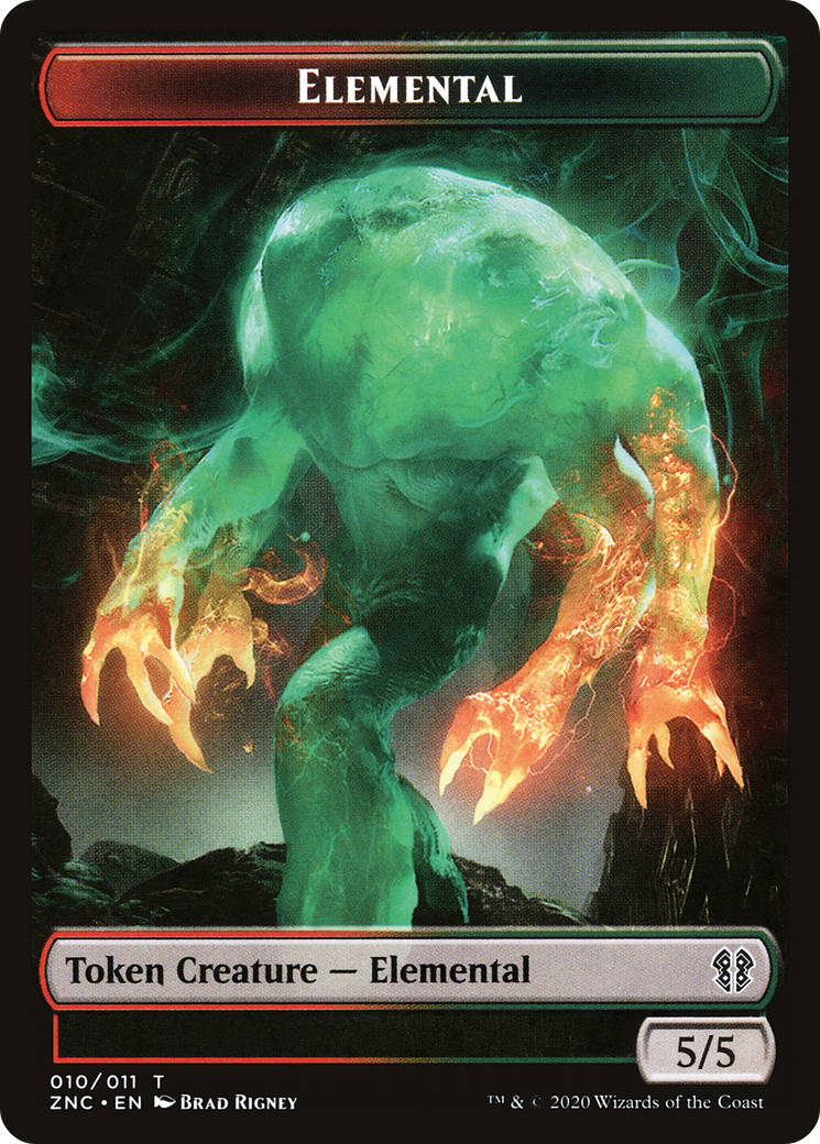 Elemental (TZNC-010) - Zendikar Rising Commander Tokens - Premium MTG Single from Wizards of the Coast - Just $0! Shop now at Game Crave Tournament Store