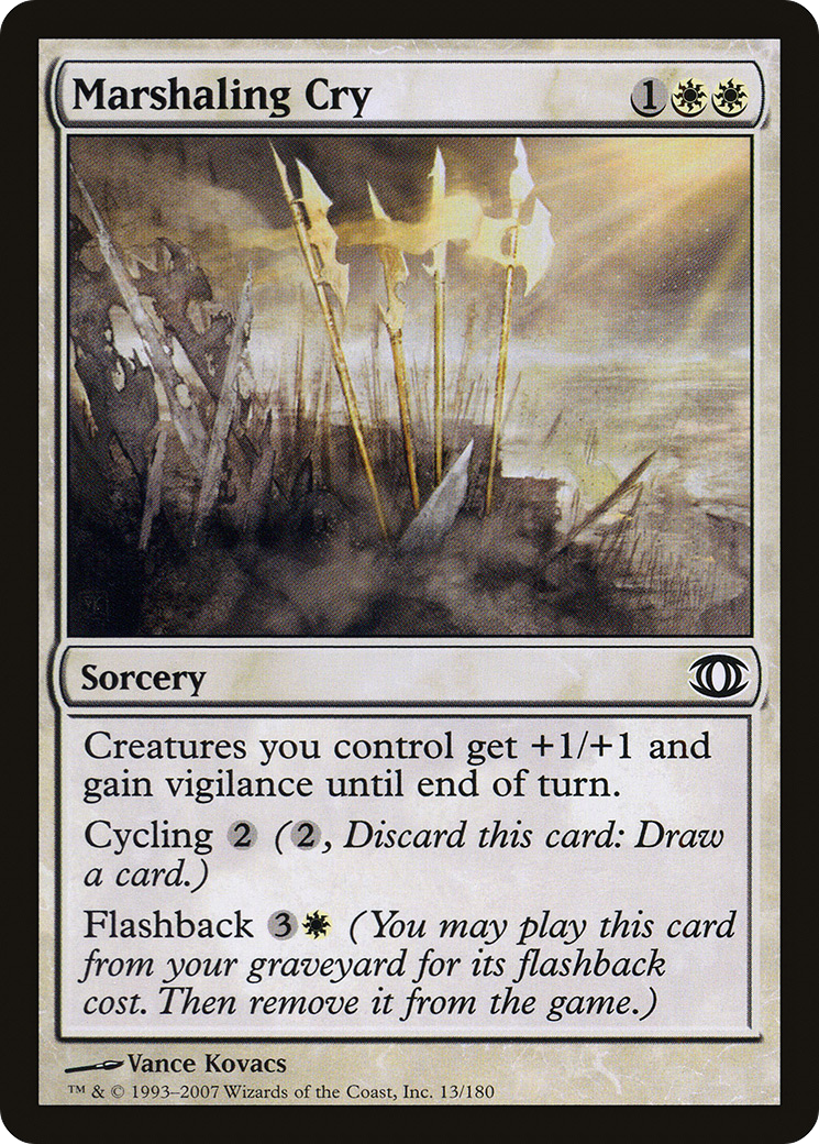 Marshaling Cry (FUT-013) - Future Sight Foil - Premium MTG Single from Wizards of the Coast - Just $0.08! Shop now at Game Crave Tournament Store