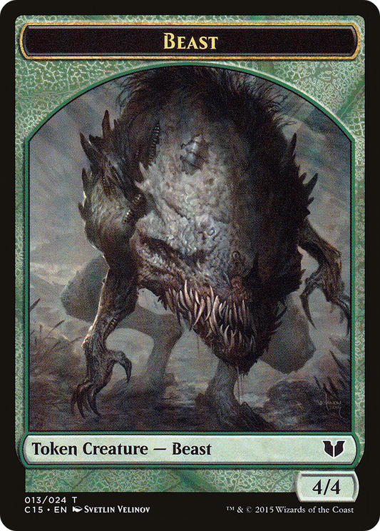 Beast (TC15-013) - Commander 2015 Tokens - Premium MTG Single from Wizards of the Coast - Just $0.08! Shop now at Game Crave Tournament Store