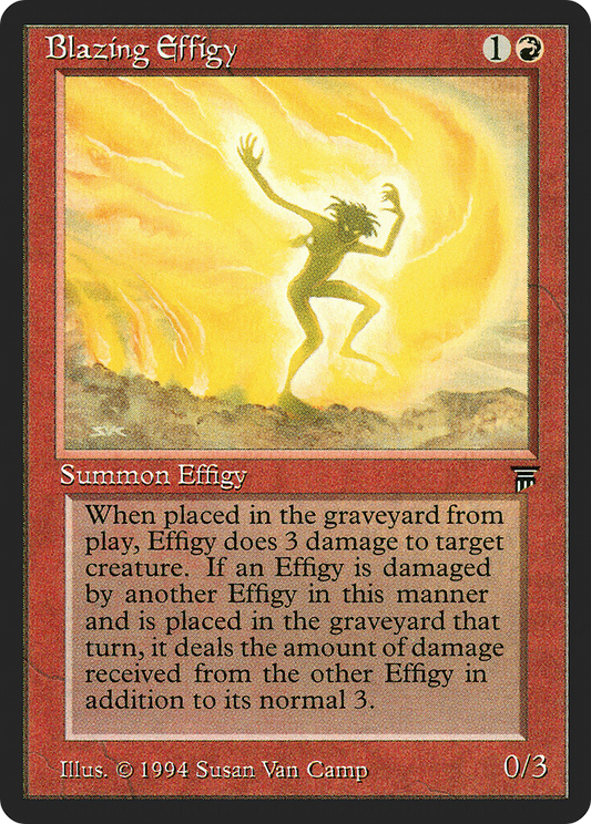 Blazing Effigy (LEG-134) - Legends - Premium MTG Single from Wizards of the Coast - Just $0.08! Shop now at Game Crave Tournament Store