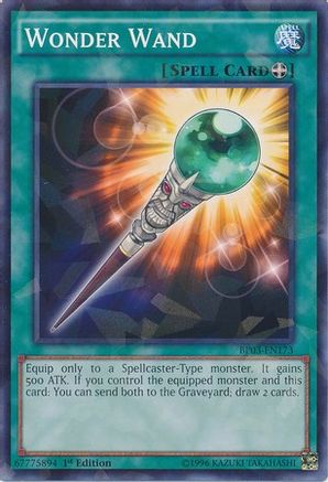 Wonder Wand (Shatterfoil) (BP03-EN173) - Battle Pack 3: Monster League 1st Edition - Premium Yugioh Single from Konami - Just $0.14! Shop now at Game Crave Tournament Store