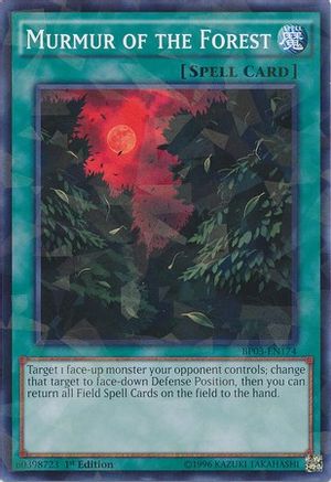 Murmur of the Forest (Shatterfoil) (BP03-EN174) - Battle Pack 3: Monster League 1st Edition - Premium Yugioh Single from Konami - Just $0.16! Shop now at Game Crave Tournament Store