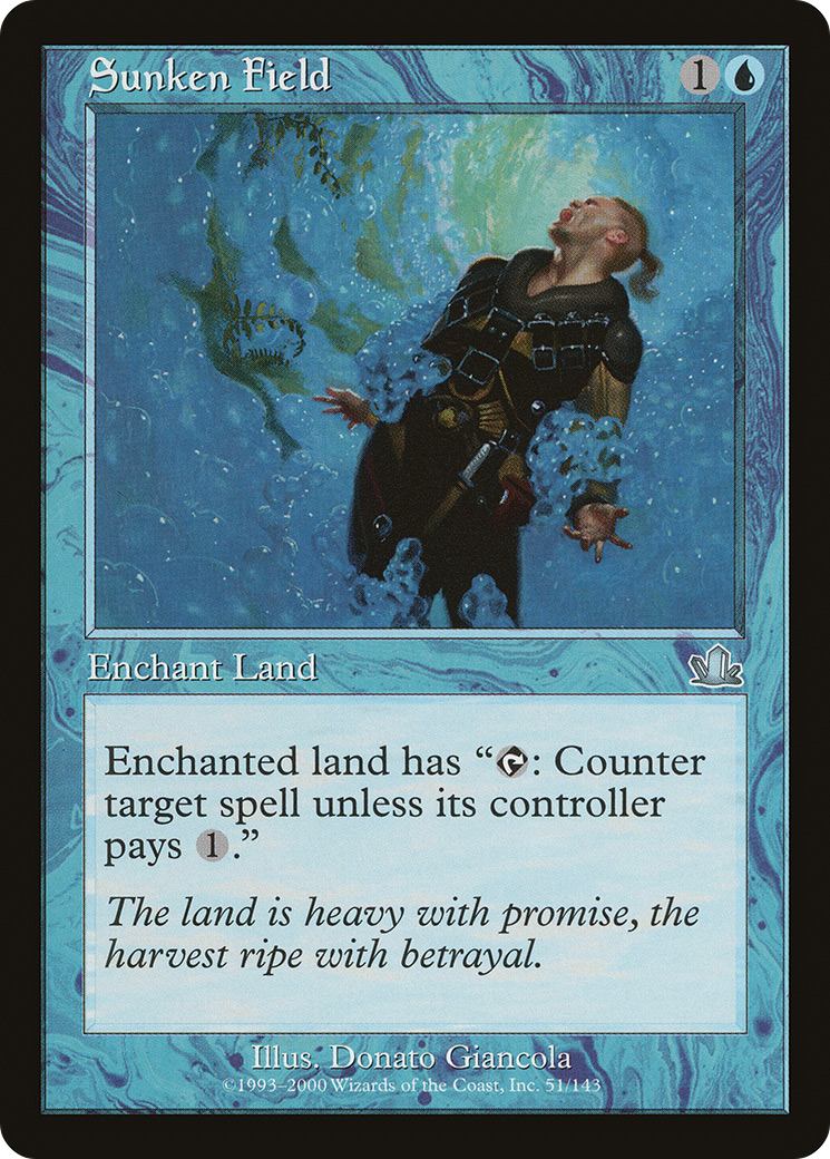 Sunken Field (PCY-051) - Prophecy - Premium MTG Single from Wizards of the Coast - Just $0.08! Shop now at Game Crave Tournament Store
