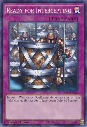Ready for Intercepting (Shatterfoil) (BP03-EN192) - Battle Pack 3: Monster League 1st Edition - Premium Yugioh Single from Konami - Just $0.08! Shop now at Game Crave Tournament Store