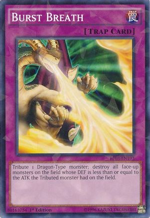 Burst Breath (Shatterfoil) (BP03-EN193) - Battle Pack 3: Monster League 1st Edition - Premium Yugioh Single from Konami - Just $0.35! Shop now at Game Crave Tournament Store