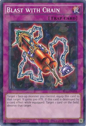 Blast with Chain (Shatterfoil) (BP03-EN194) - Battle Pack 3: Monster League 1st Edition - Premium Yugioh Single from Konami - Just $0.42! Shop now at Game Crave Tournament Store