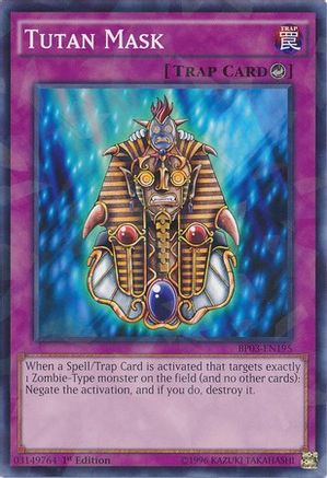 Tutan Mask (Shatterfoil) (BP03-EN195) - Battle Pack 3: Monster League 1st Edition - Premium Yugioh Single from Konami - Just $0.08! Shop now at Game Crave Tournament Store