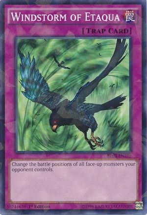 Windstorm of Etaqua (Shatterfoil) (BP03-EN196) - Battle Pack 3: Monster League 1st Edition - Premium Yugioh Single from Konami - Just $0.08! Shop now at Game Crave Tournament Store