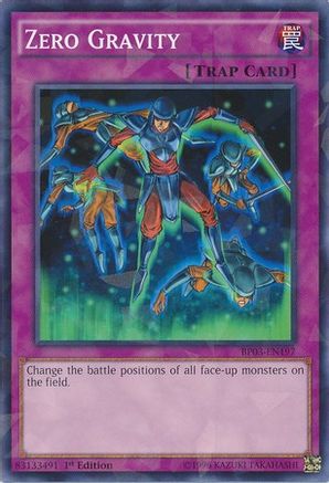Zero Gravity (Shatterfoil) (BP03-EN197) - Battle Pack 3: Monster League 1st Edition - Premium Yugioh Single from Konami - Just $0.08! Shop now at Game Crave Tournament Store