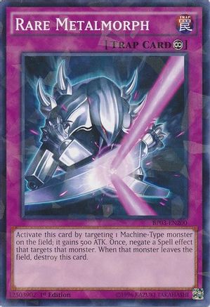 Rare Metalmorph (Shatterfoil) (BP03-EN200) - Battle Pack 3: Monster League 1st Edition - Premium Yugioh Single from Konami - Just $0.08! Shop now at Game Crave Tournament Store