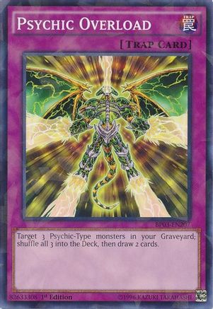 Psychic Overload (Shatterfoil) (BP03-EN207) - Battle Pack 3: Monster League 1st Edition - Premium Yugioh Single from Konami - Just $0.08! Shop now at Game Crave Tournament Store