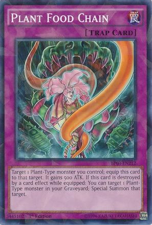 Plant Food Chain (Shatterfoil) (BP03-EN212) - Battle Pack 3: Monster League 1st Edition - Premium Yugioh Single from Konami - Just $0.08! Shop now at Game Crave Tournament Store
