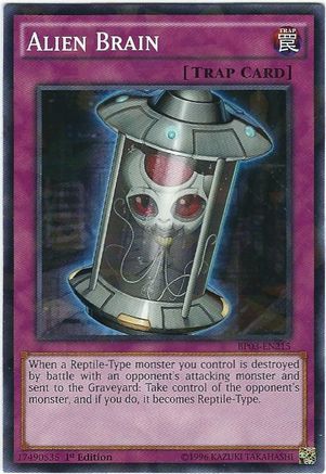 Alien Brain (Shatterfoil) (BP03-EN215) - Battle Pack 3: Monster League 1st Edition - Premium Yugioh Single from Konami - Just $0.82! Shop now at Game Crave Tournament Store