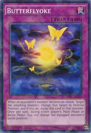 Butterflyoke (Shatterfoil) (BP03-EN225) - Battle Pack 3: Monster League 1st Edition - Premium Yugioh Single from Konami - Just $0.08! Shop now at Game Crave Tournament Store