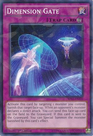 Dimension Gate (Shatterfoil) (BP03-EN226) - Battle Pack 3: Monster League 1st Edition - Premium Yugioh Single from Konami - Just $0.26! Shop now at Game Crave Tournament Store