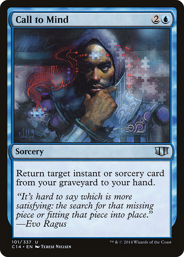 Call to Mind (C14-101) - Commander 2014 - Premium MTG Single from Wizards of the Coast - Just $0.25! Shop now at Game Crave Tournament Store