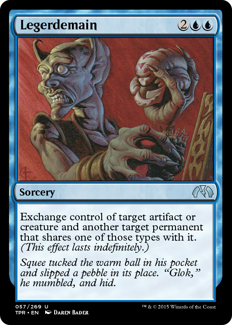 Legerdemain (TPR-057) - Tempest Remastered Foil - Premium MTG Single from Wizards of the Coast - Just $0! Shop now at Game Crave Tournament Store