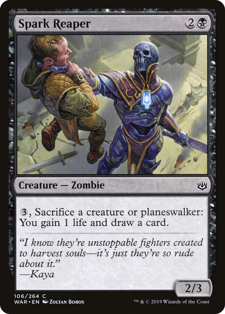 Spark Reaper (WAR-106) - War of the Spark - Premium MTG Single from Wizards of the Coast - Just $0.25! Shop now at Game Crave Tournament Store