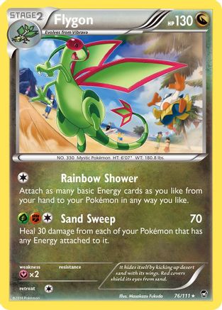 Flygon 76/111 - Furious Fists Reverse Holofoil - Premium Pokemon Single from Nintendo - Just $0.95! Shop now at Game Crave Tournament Store