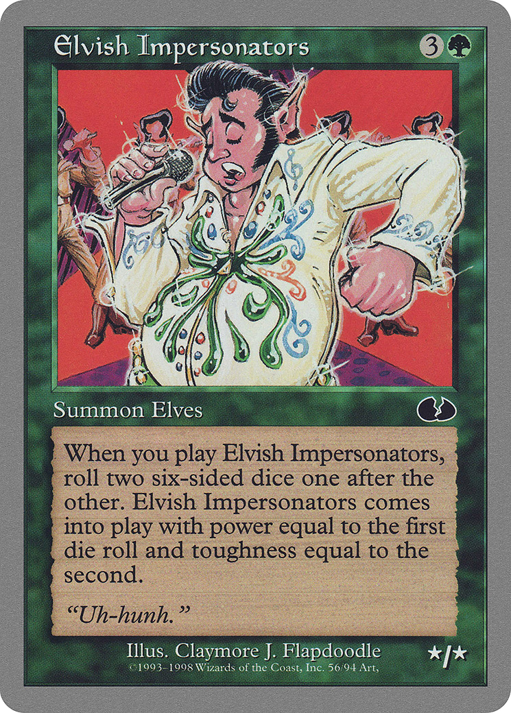 Elvish Impersonators (UGL-056) - Unglued - Premium MTG Single from Wizards of the Coast - Just $0.25! Shop now at Game Crave Tournament Store