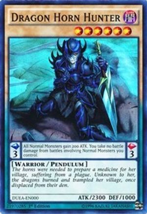 Dragon Horn Hunter (DUEA-EN000) - Duelist Alliance Unlimited - Premium Yugioh Single from Konami - Just $0.44! Shop now at Game Crave Tournament Store