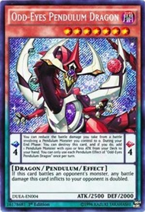 Odd-Eyes Pendulum Dragon (DUEA-EN004) - Duelist Alliance Unlimited - Premium Yugioh Single from Konami - Just $1.49! Shop now at Game Crave Tournament Store