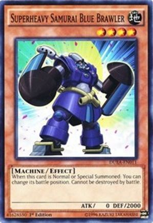 Superheavy Samurai Blue Brawler (DUEA-EN011) - Duelist Alliance 1st Edition - Premium Yugioh Single from Konami - Just $0.25! Shop now at Game Crave Tournament Store