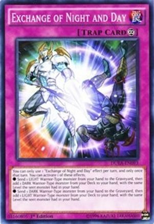 Exchange of Night and Day (DUEA-EN093) - Duelist Alliance 1st Edition - Premium Yugioh Single from Konami - Just $0.25! Shop now at Game Crave Tournament Store