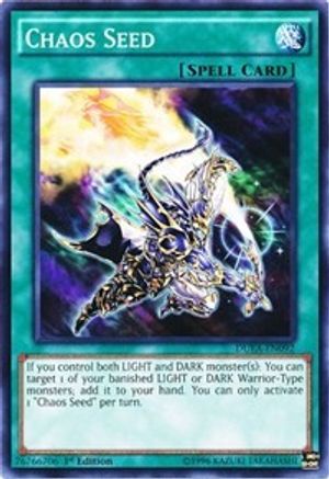 Chaos Seed (DUEA-EN092) - Duelist Alliance 1st Edition - Premium Yugioh Single from Konami - Just $0.25! Shop now at Game Crave Tournament Store