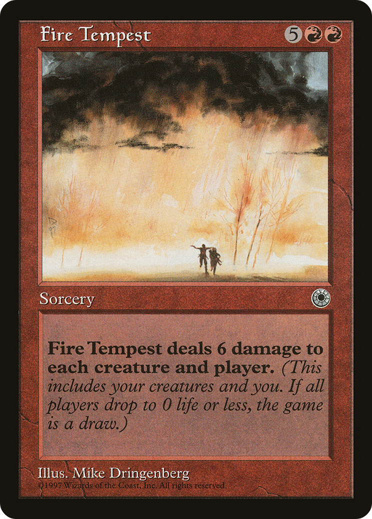 Fire Tempest (POR-128) - Portal - Premium MTG Single from Wizards of the Coast - Just $0.48! Shop now at Game Crave Tournament Store