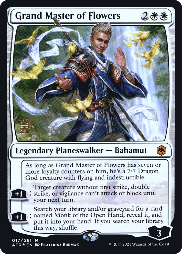 Grand Master of Flowers (PAFR-17S) - Adventures in the Forgotten Realms Promos Foil - Premium MTG Single from Wizards of the Coast - Just $0.38! Shop now at Game Crave Tournament Store