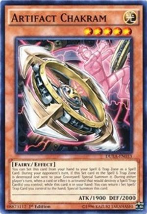 Artifact Chakram (DUEA-EN033) - Duelist Alliance 1st Edition - Premium Yugioh Single from Konami - Just $0.08! Shop now at Game Crave Tournament Store