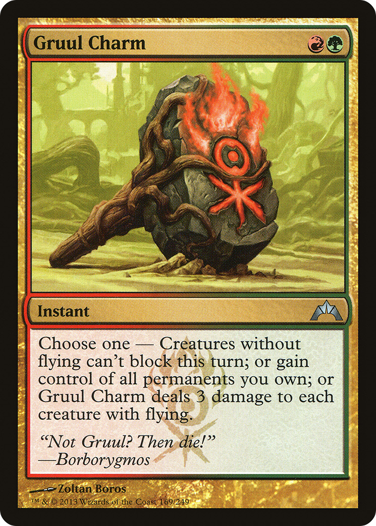 Gruul Charm (GTC-169) - Gatecrash - Premium MTG Single from Wizards of the Coast - Just $0.08! Shop now at Game Crave Tournament Store