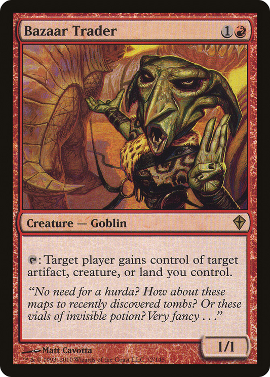 Bazaar Trader (WWK-072) - Worldwake - Premium MTG Single from Wizards of the Coast - Just $0.95! Shop now at Game Crave Tournament Store