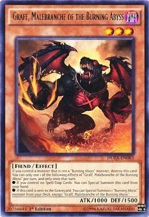 Graff, Malebranche of the Burning Abyss (DUEA-EN083) - Duelist Alliance 1st Edition - Premium Yugioh Single from Konami - Just $0.72! Shop now at Game Crave Tournament Store