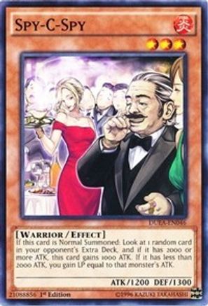 Spy-C-Spy (DUEA-EN046) - Duelist Alliance Unlimited - Premium Yugioh Single from Konami - Just $0.25! Shop now at Game Crave Tournament Store