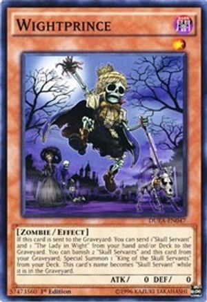 Wightprince (DUEA-EN047) - Duelist Alliance 1st Edition - Premium Yugioh Single from Konami - Just $0.35! Shop now at Game Crave Tournament Store