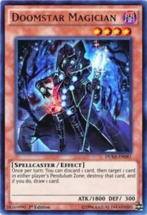 Doomstar Magician (DUEA-EN081) - Duelist Alliance 1st Edition - Premium Yugioh Single from Konami - Just $0.32! Shop now at Game Crave Tournament Store