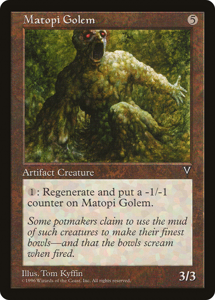 Matopi Golem (VIS-150) - Visions - Premium MTG Single from Wizards of the Coast - Just $0.08! Shop now at Game Crave Tournament Store