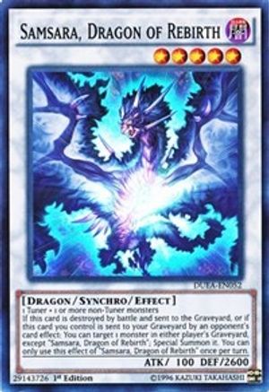 Samsara, Dragon of Rebirth (DUEA-EN052) - Duelist Alliance 1st Edition - Premium Yugioh Single from Konami - Just $1.63! Shop now at Game Crave Tournament Store