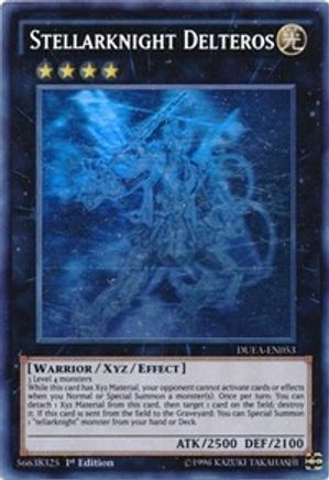 Stellarknight Delteros (Ghost Rare) (DUEA-EN053) - Duelist Alliance 1st Edition - Premium Yugioh Single from Konami - Just $16.10! Shop now at Game Crave Tournament Store